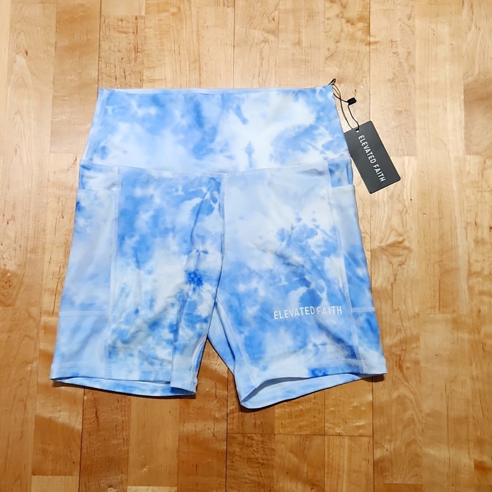 Biker shorts with pockets